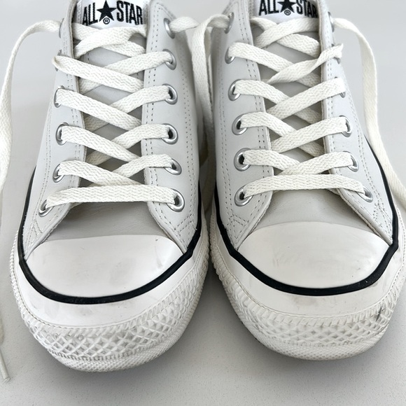 JAPAN LIMITED Edition CHUCK TAYLOR CONVERSE LEATHER ALL STAR OX WHITE 6.5/ 8.5/9 - Picture 3 of 15